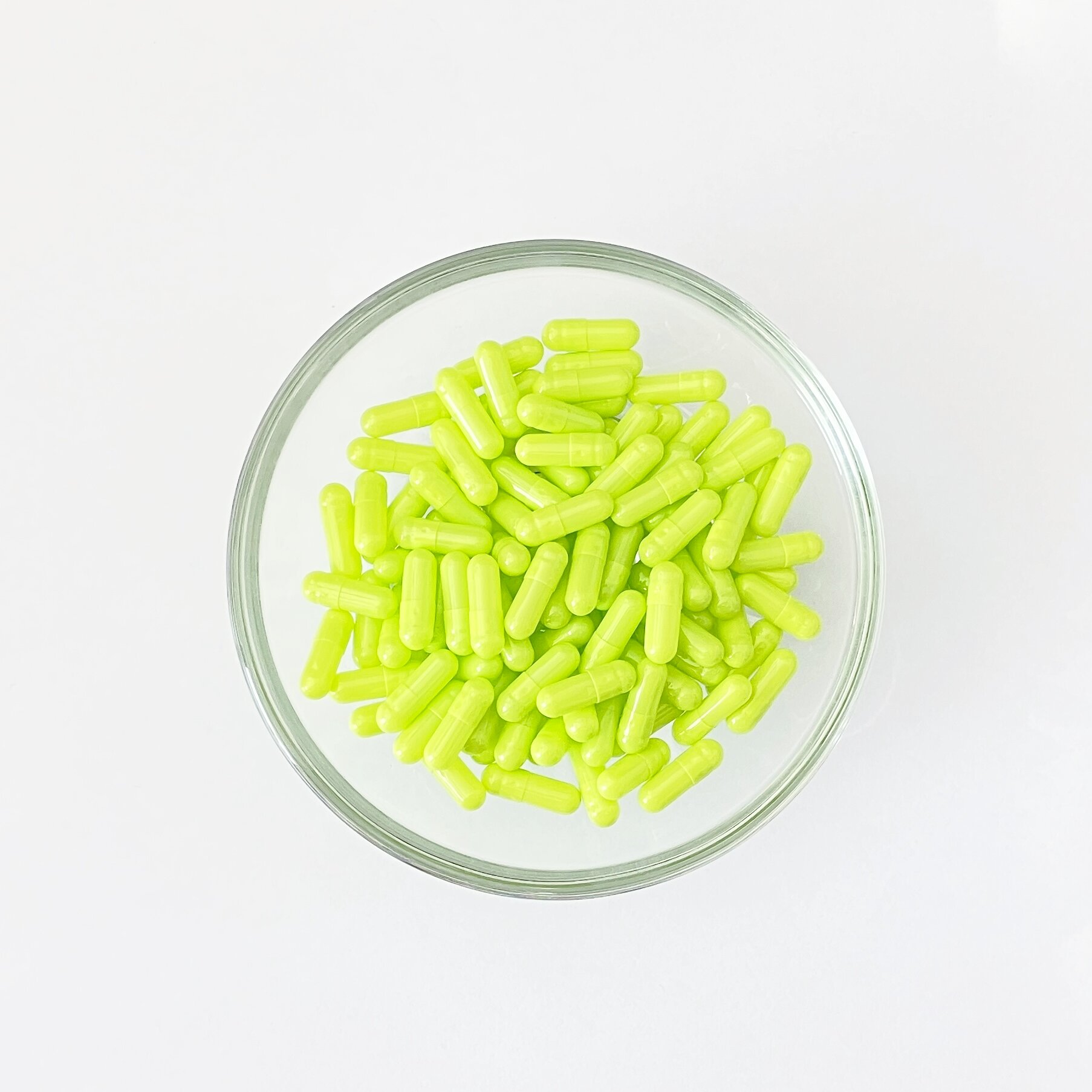 Size 3 Light green Gelatin Empty Hard Capsule