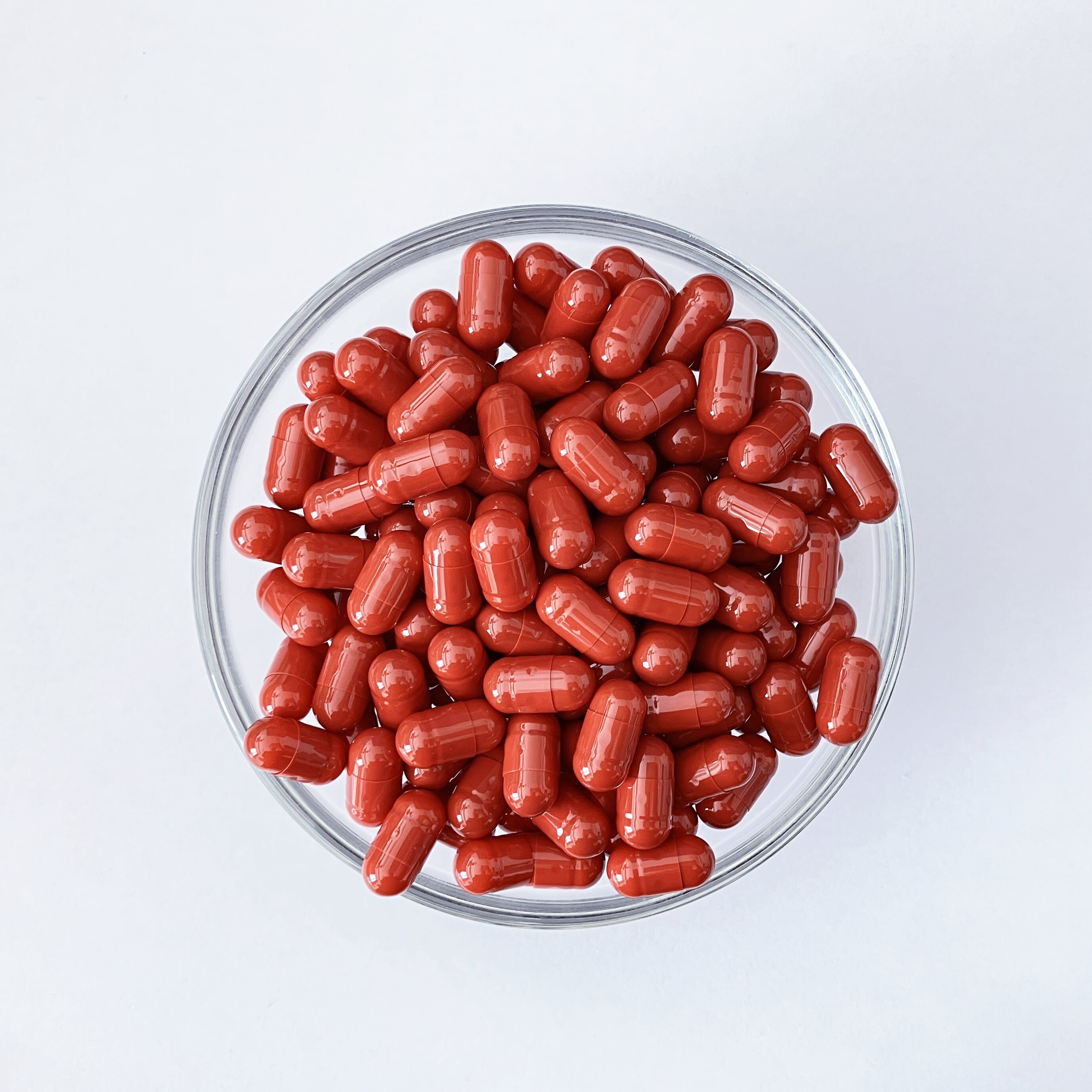 Size 00#B Reddish Brown Gelatin Empty Hard Capsule