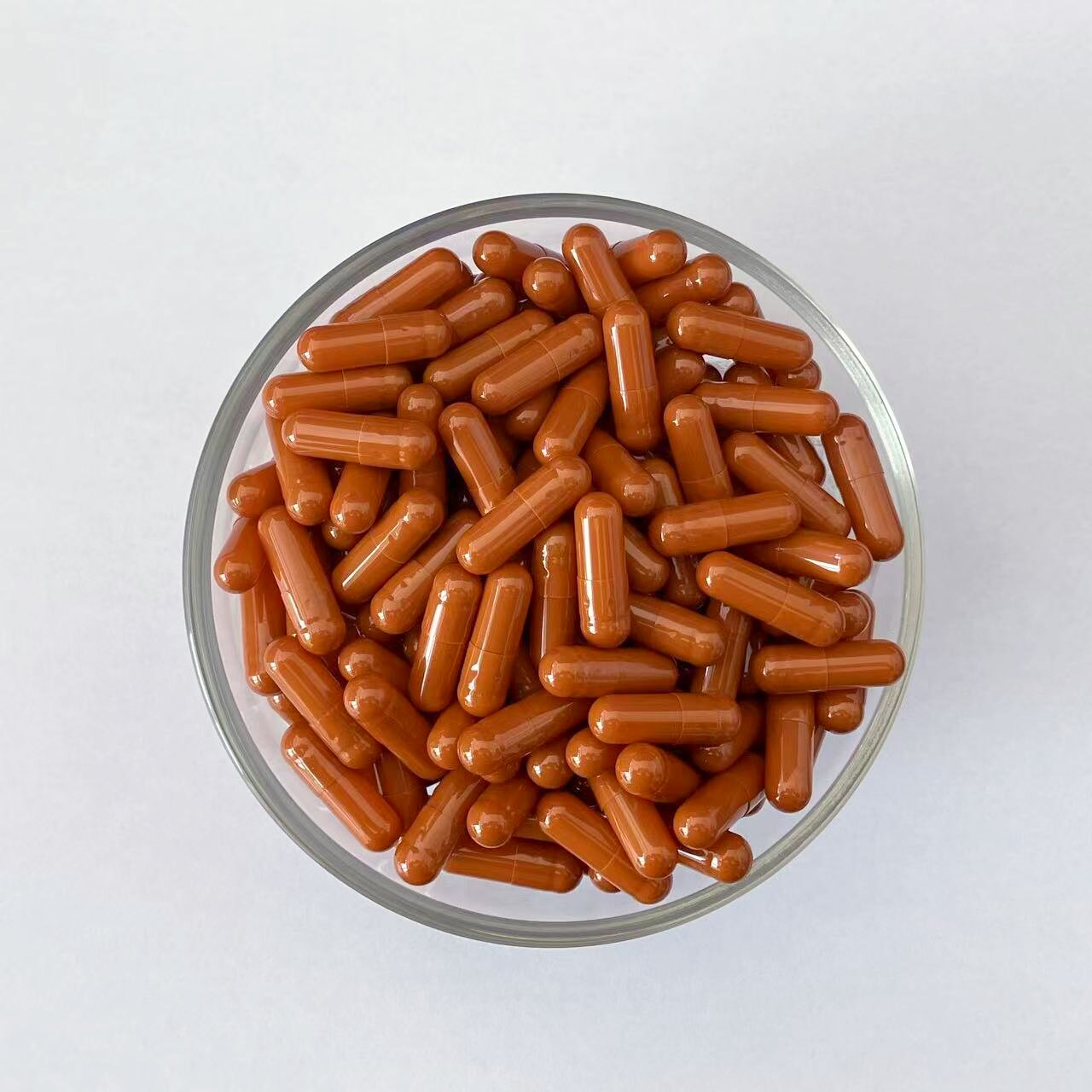 Size 0 Brown Gelatin Empty Hard Capsule(Iron Oxide)