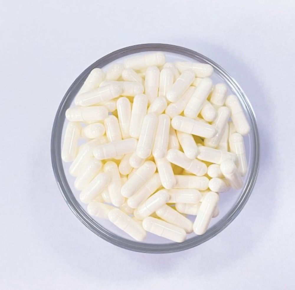 Size 00 White Enteric coated HPMC capsule